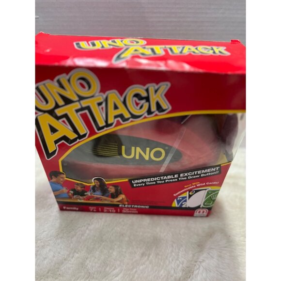 Uno Attack Electronic Family Card Game For Ages 7+ - Picture 1 of 5